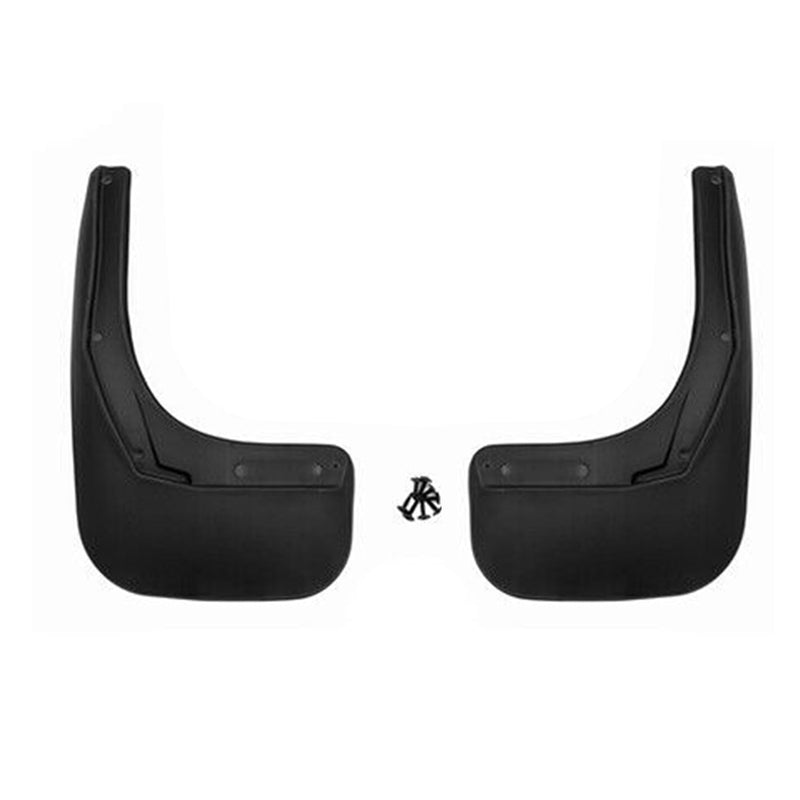 Bavettes Garde Boue pour Citroen C4 Berline 2009-2017 Arrière Plastique Noir 2x