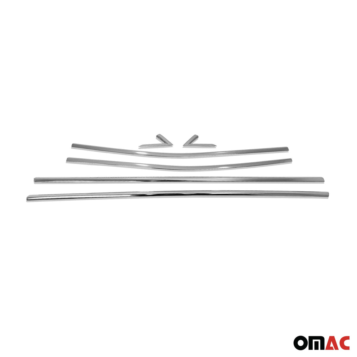Garniture De Fenêtre pour Renault Clio V 2019-2025 Inox Chromé 6 Pcs