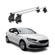 Barres de toit transversales pour Seat Leon IV 2020-2026 Gris