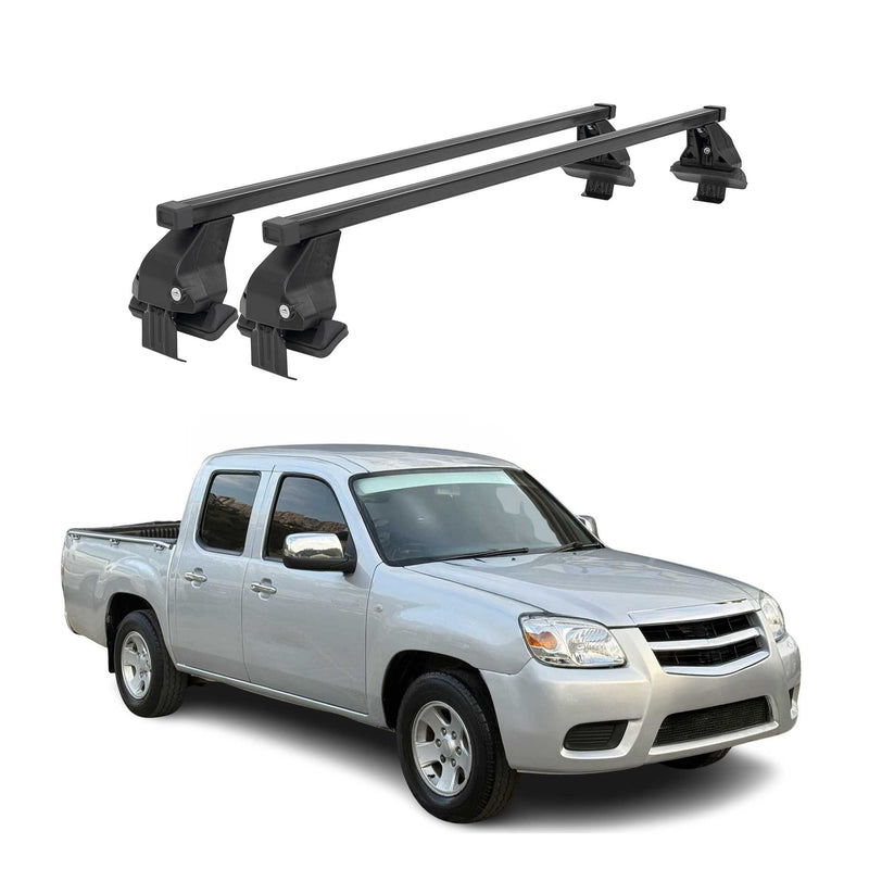 Barres Transversales Menabo pour Mazda BT-50 2011-2020 Noir