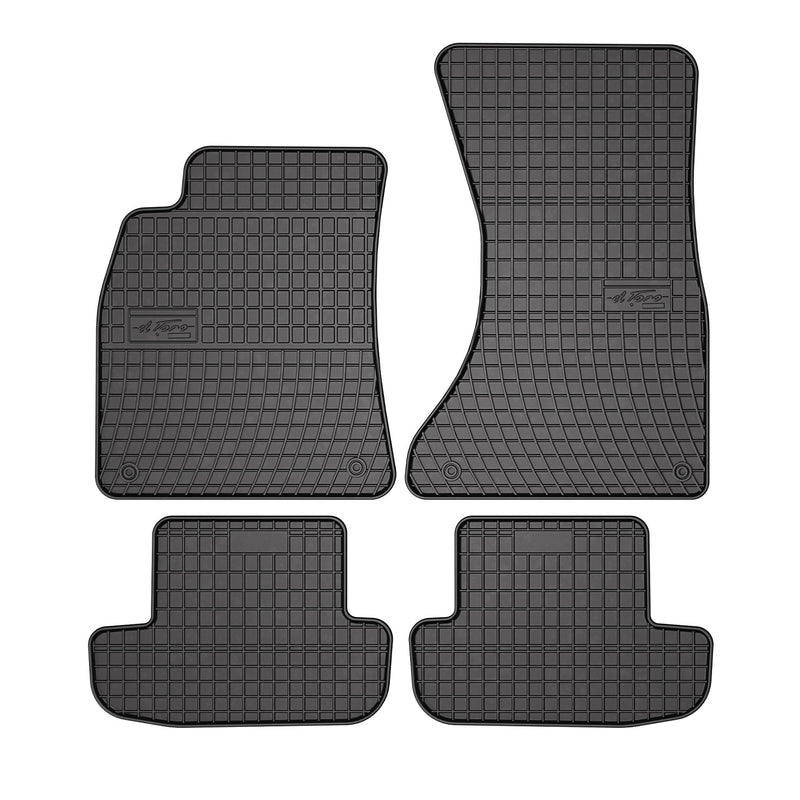 OMAC Tapis de sol pour Audi A5 8T3 8F7 Cabriolet Coupé 07-17 Noir en caoutchouc