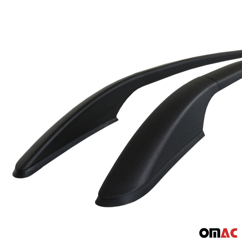 Barres de toit longitudinales pour Renault Clio II 1999-2006 en Alu noir