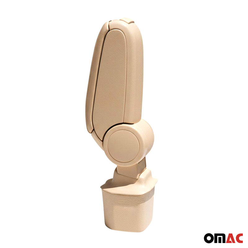 Accoudoir pour Nissan Juke 2011-2019 Vinyl Abs Beige Central Organiseur