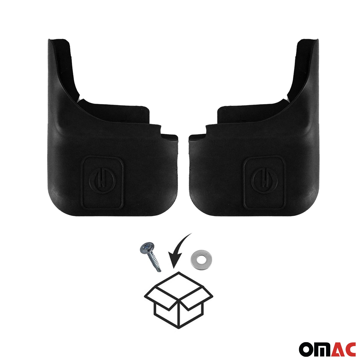 Bavettes Garde Boue pour Nissan Qashqai J10 2007-2014 Plastique Noir 2 Pcs