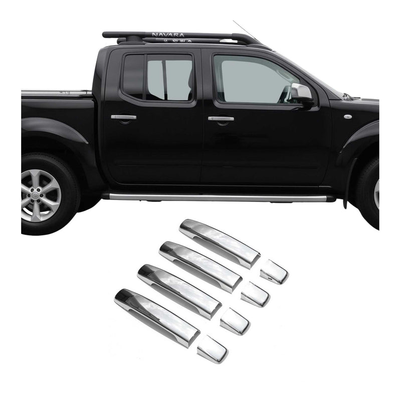 Couverture de Poignée de porte Nissan Frontier Navara 2006-15 Acier Inox Chromé