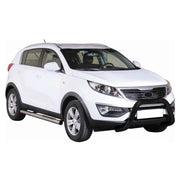Pare-buffle Avant pour Kia Sportage 2010-2015 76 mm en Acier Noir