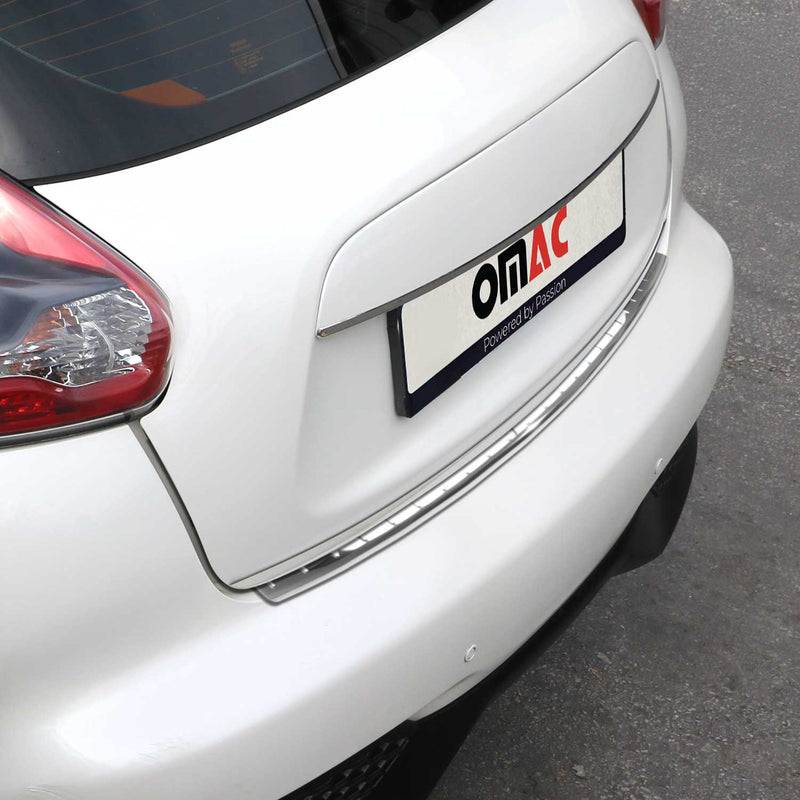 Protection Seuil de Pare-chocs Arriére Pour Nissan Juke 2014-2019 Acier Brillant