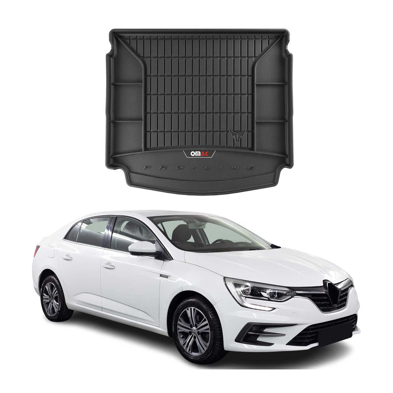 Tapis de Coffre pour Renault Megane 2016-2022 TPE Noir
