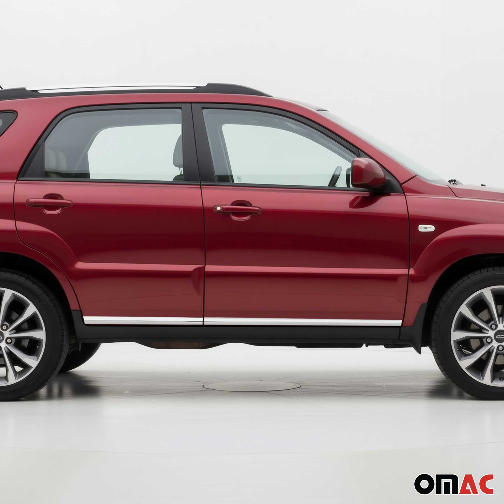 Garniture Baguette de porte latérale pour Kia Sportage 2010-2015 acier inox 4Pcs