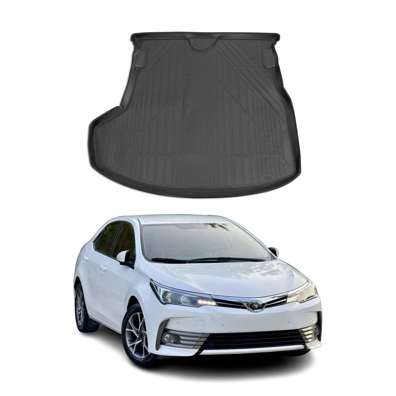 Tapis de Coffre pour Toyota Corolla Berline 2016-2019 FL TPE Noir