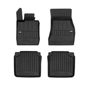 OMAC Tapis de sol caoutchouc pour BMW Série 7 G12 Long 2015-2022 Noir Premium