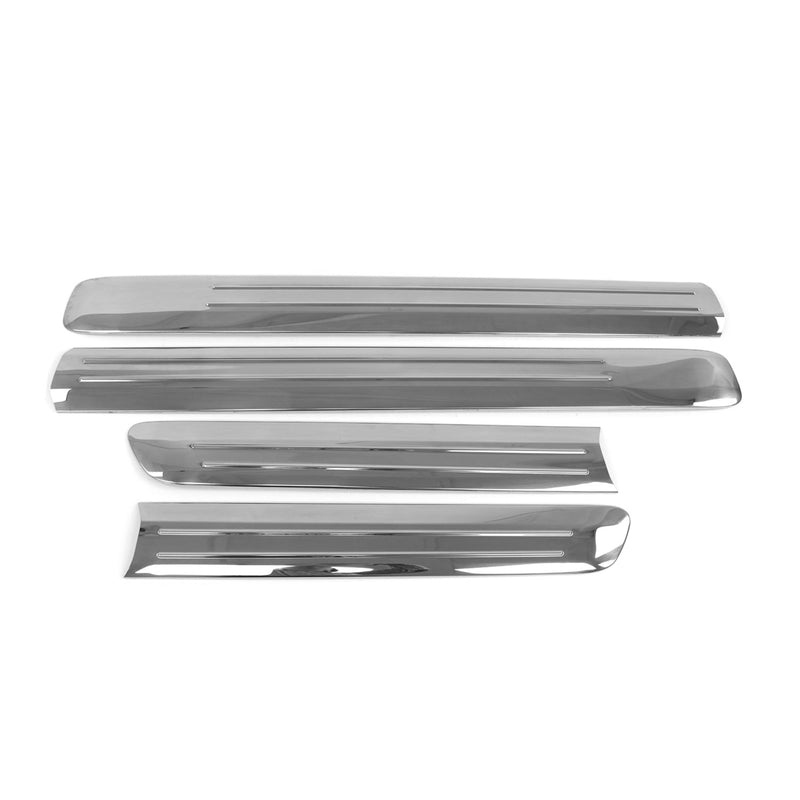 Garniture Baguette de porte latérale pour Fiat Doblo 2000-2006 acier inox 4Pcs