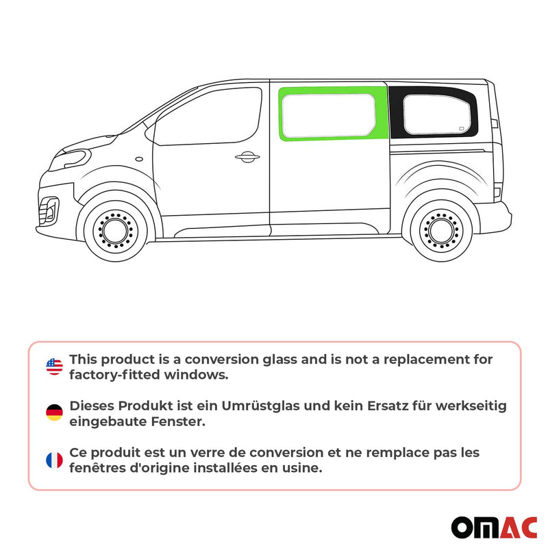 Vitre de Porte pour Toyota Proace 2017-2024 L2 L3 Avant Gauche Verre fixe