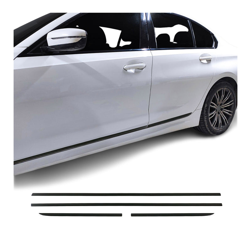 Baguette protection Latérale de porte pour VW Passat 2010-2015 en Alu Noir