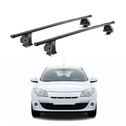 Barres de toit transversales acier pour Renault Megane III HB Break 2009-2016 5P
