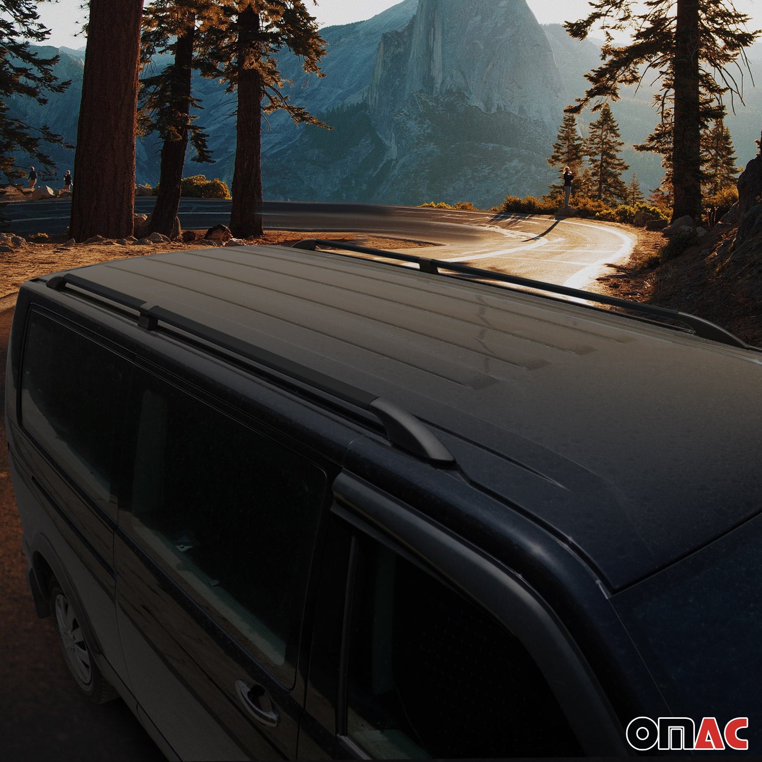 Barres de toit longitudinales pour Range Rover L322 2003-2012 Alu Noir