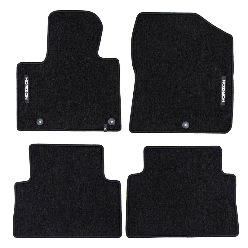 Tapis de Sol de Voiture pour Hyundai Santa Fe IV Hybrid 2018-2023 Velours 4Pcs