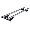 Barres de toit pour Mitsubishi Space Wagon 1984-2004 90kg TÜV Alu Gris 2x