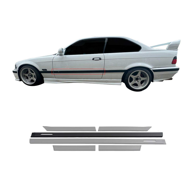 Baguettes latérales Garnitures De Portière pour BMW Series 3 E36 Coupe/ Cabrio