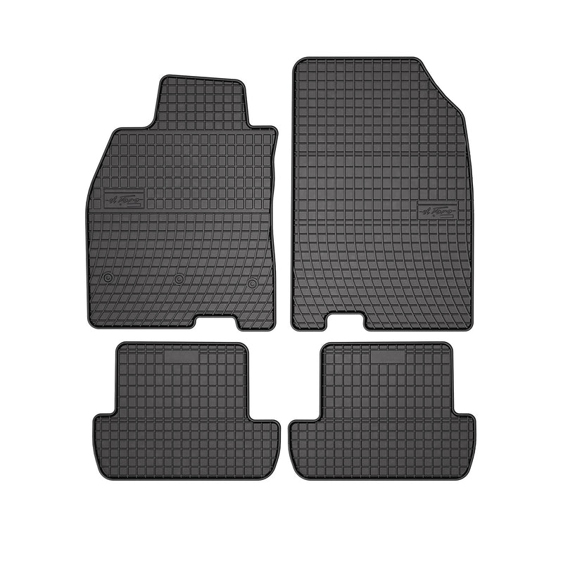 Tapis de Sol pour Renault Megane 2008-2015 Caoutchouc Noir