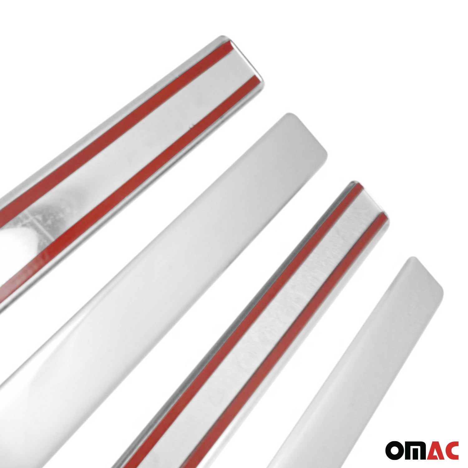 Couverture de Seuil de porte pour Renault Megane 2016-2022 acier inox chromé 4x