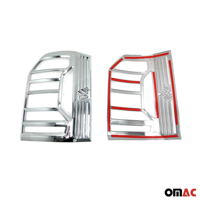 Cadre de Feu Stop Arrière pour VW T6 T6.1 Transporter tout 2015-2024 ABS Chromé