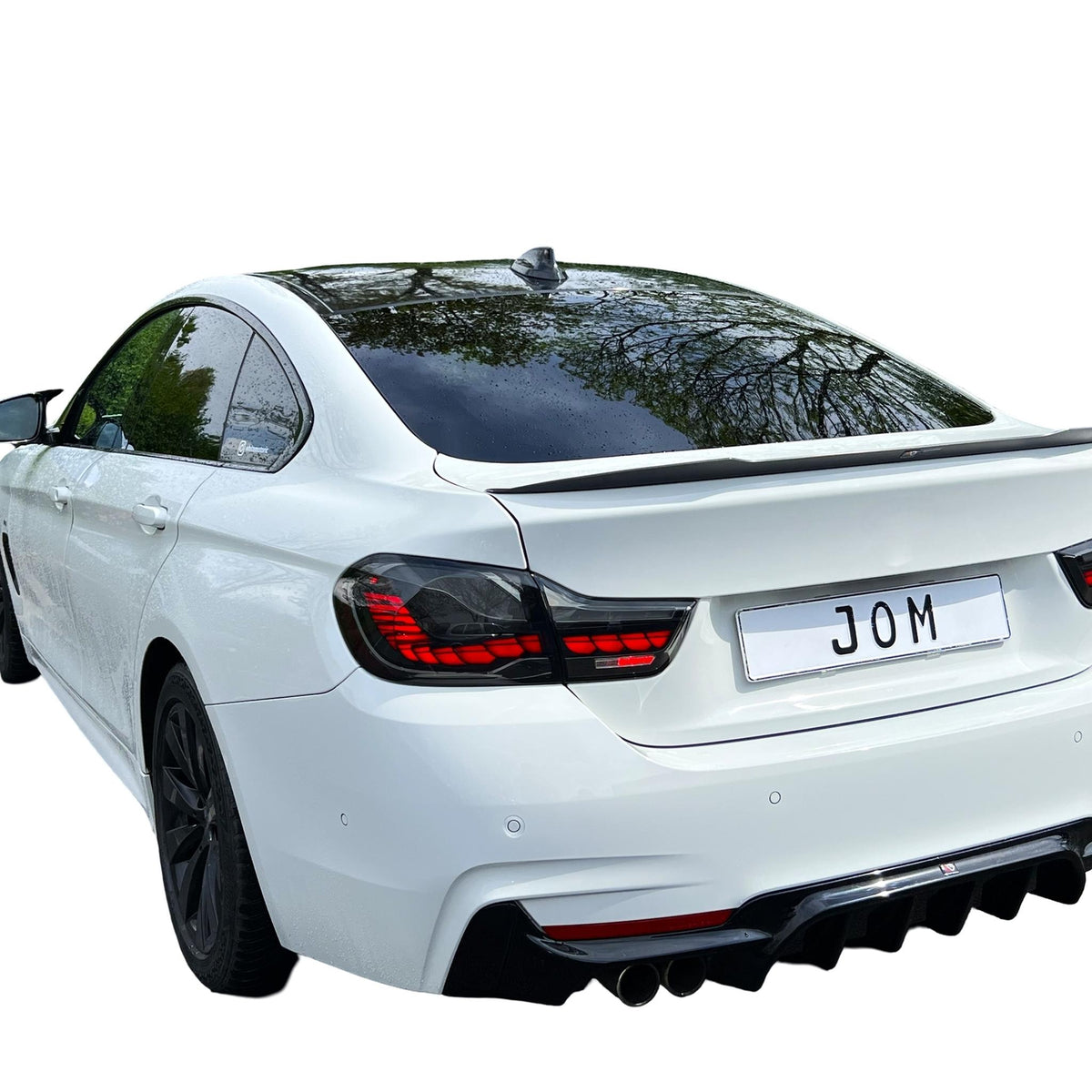 JOM OLED/LED Feux Arrière pour BMW F32 Coupé/F33 Cabriolet/F36 Gran Coupé Fumé