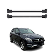 Barres de toit transversales pour Mercedes Classe GLE W166 2015-2018 Alu Gris