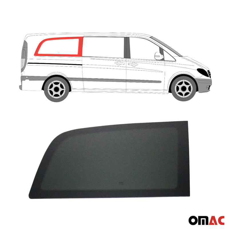 Vitre de Porte pour Mercedes Vito W639 2003-2014 L3 Arrière Droit Verre fixe