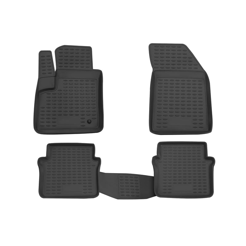 Tapis de sol pour Dodge Avenger 2008-2014 en caoutchouc TPE 3D Noir 4Pcs