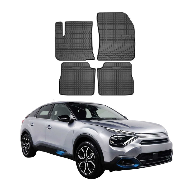 OMAC Tapis de sol sur mesure noir 4 pièces en Caoutchouc TPE en Caoutchouc