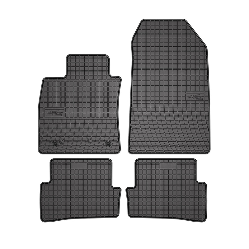 Tapis de Sol pour Renault Clio 2012-2019 Caoutchouc Noir