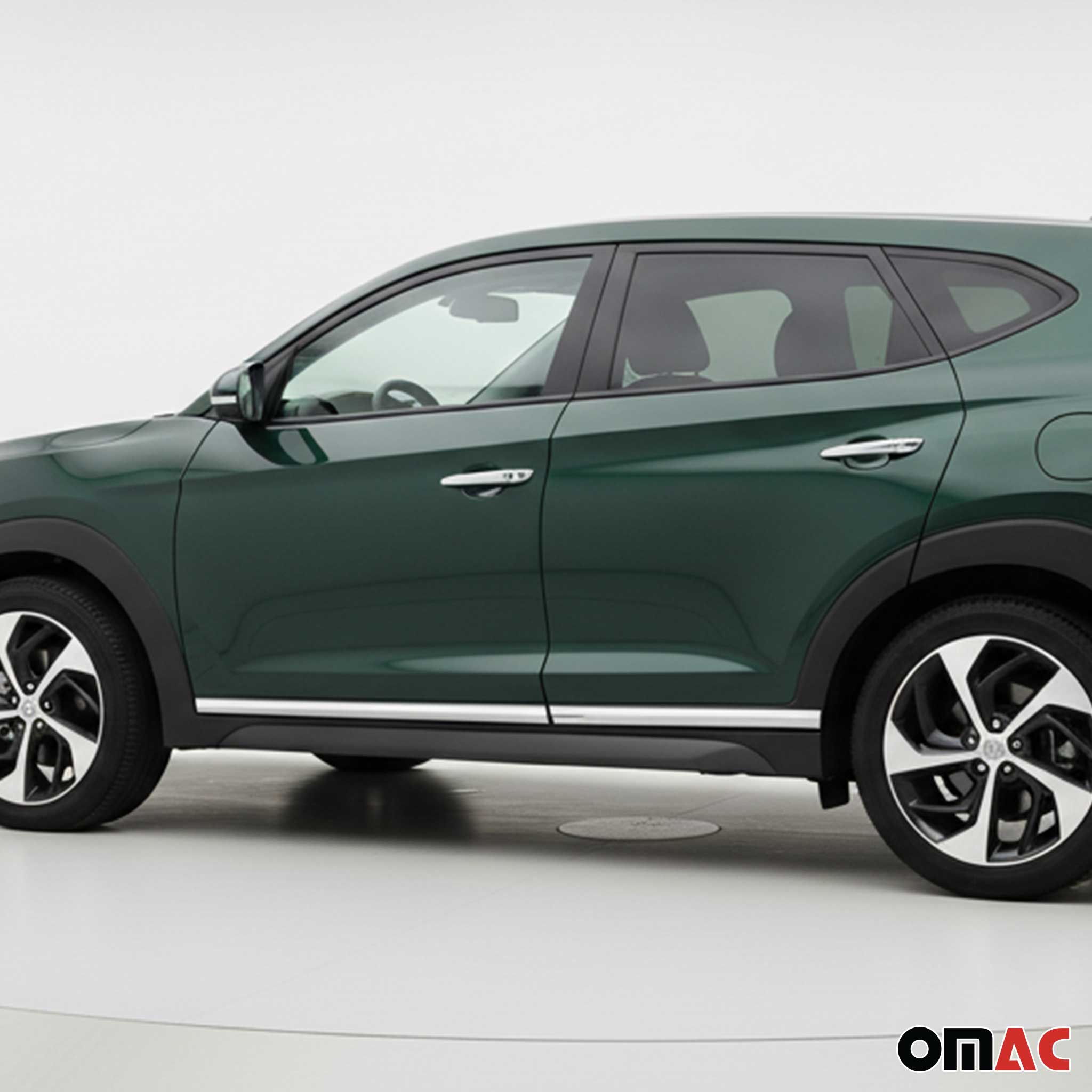 Garniture Baguette de porte latérale pour Hyundai Tucson 2015-2024 inox Brossé