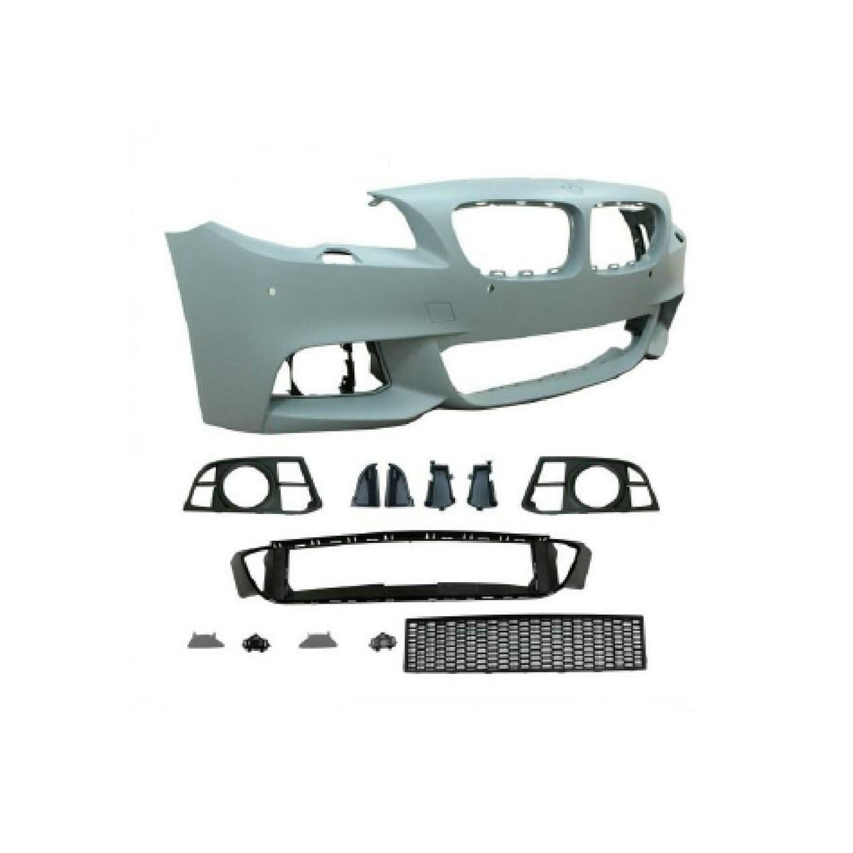 JOM Pare-choc Avant pour BMW Série 5 F10 Berline 2013-2017 Polypropylène