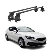Barres Transversales Menabo pour Seat Leon IV 2020-2026 Noir
