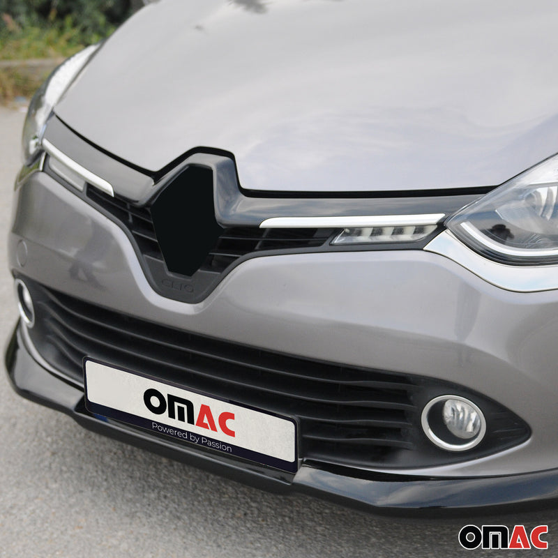 Moulure de Grille de Calandre pour Renault Clio 2012-2019 Chromé 2Pcs