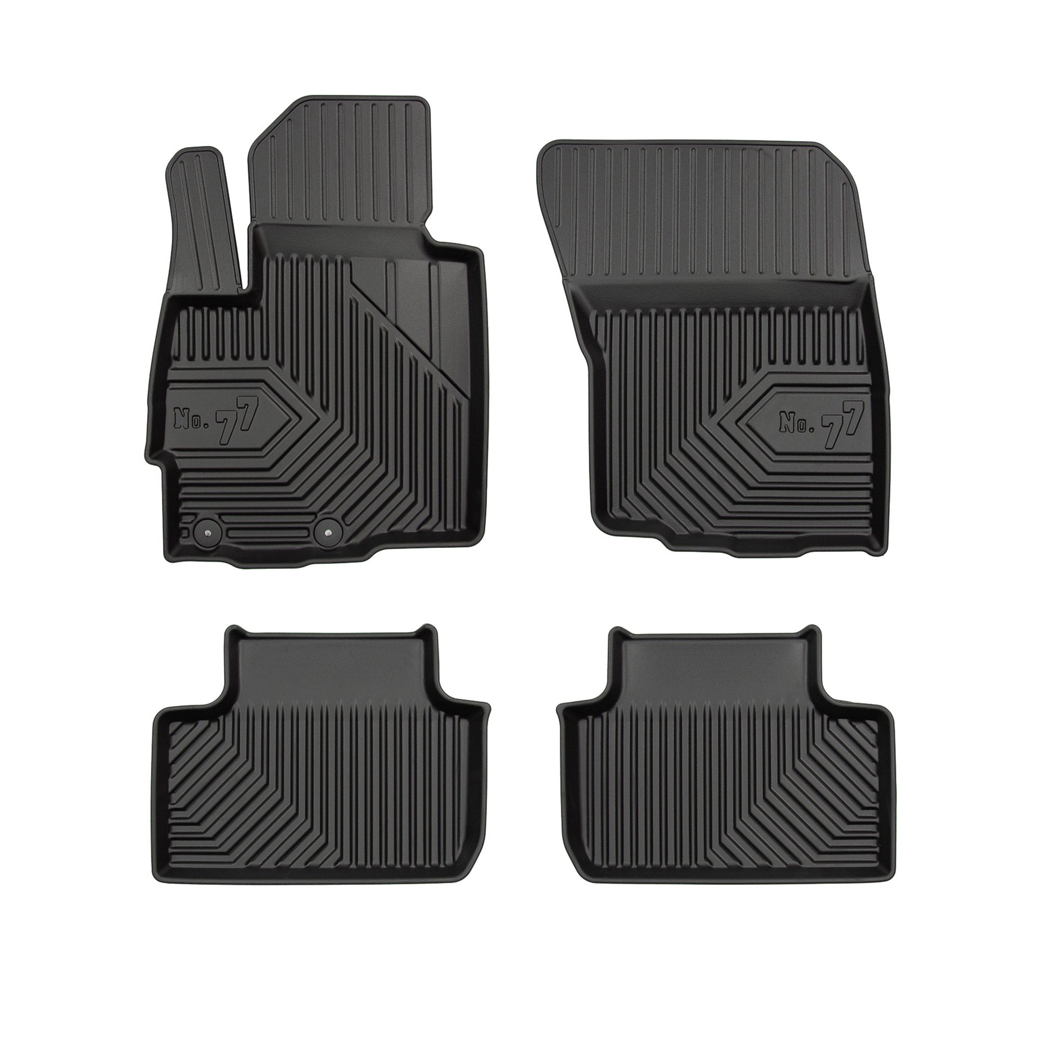 Tapis de Sol de Voiture pour Citroen C4 Aircross 2012-2017 TPE Durable Noir 4Pcs