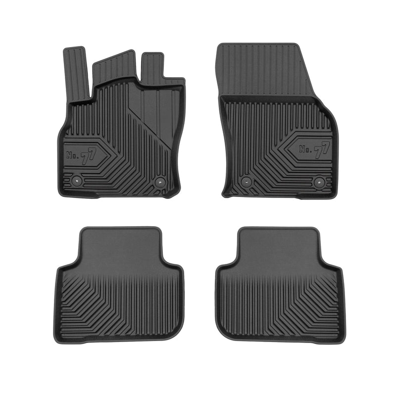 Tapis de sol pour Audi Q3 II 2018-2025 / Q3 Sportback 2019-2025 TPE Noir 4Pcs