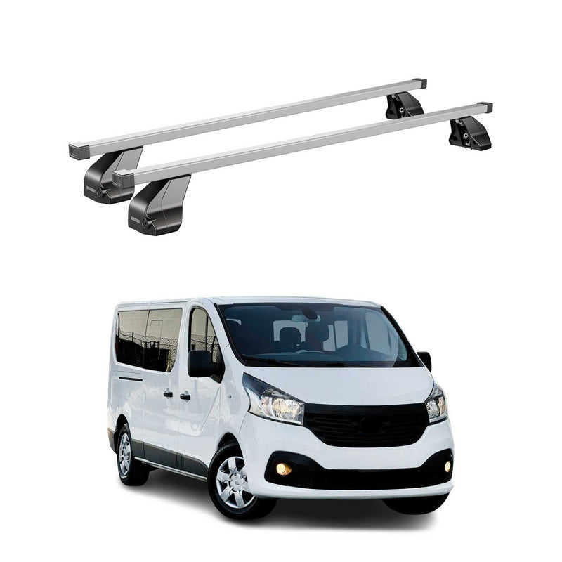 Barres de toit transversales pour Opel Combo 2014-2018 Acier Gris