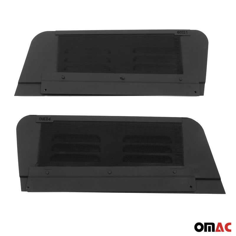 Garniture de Fenêtre pour Ford Transit 4éme Gen 2014-2025 Noir 2Pcs