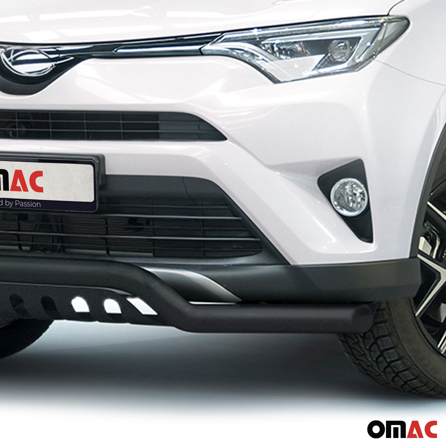 Pare-Buffle Avant Pour Toyota RAV4 2015-2018 Acier Noir
