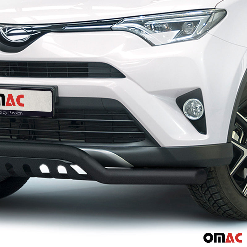 Pare-Buffle Avant Pour Toyota RAV4 2015-2018 Acier Noir