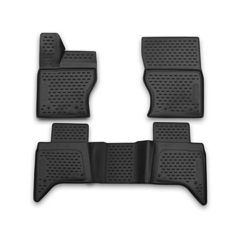 OMAC Tapis de sol pour Land Rover Range Rover L405 2015-2021 en caoutchouc Noir