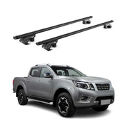 Barres de toit transversales pour Nissan Navara D23 2015-2023 4P Noir 2x ABE