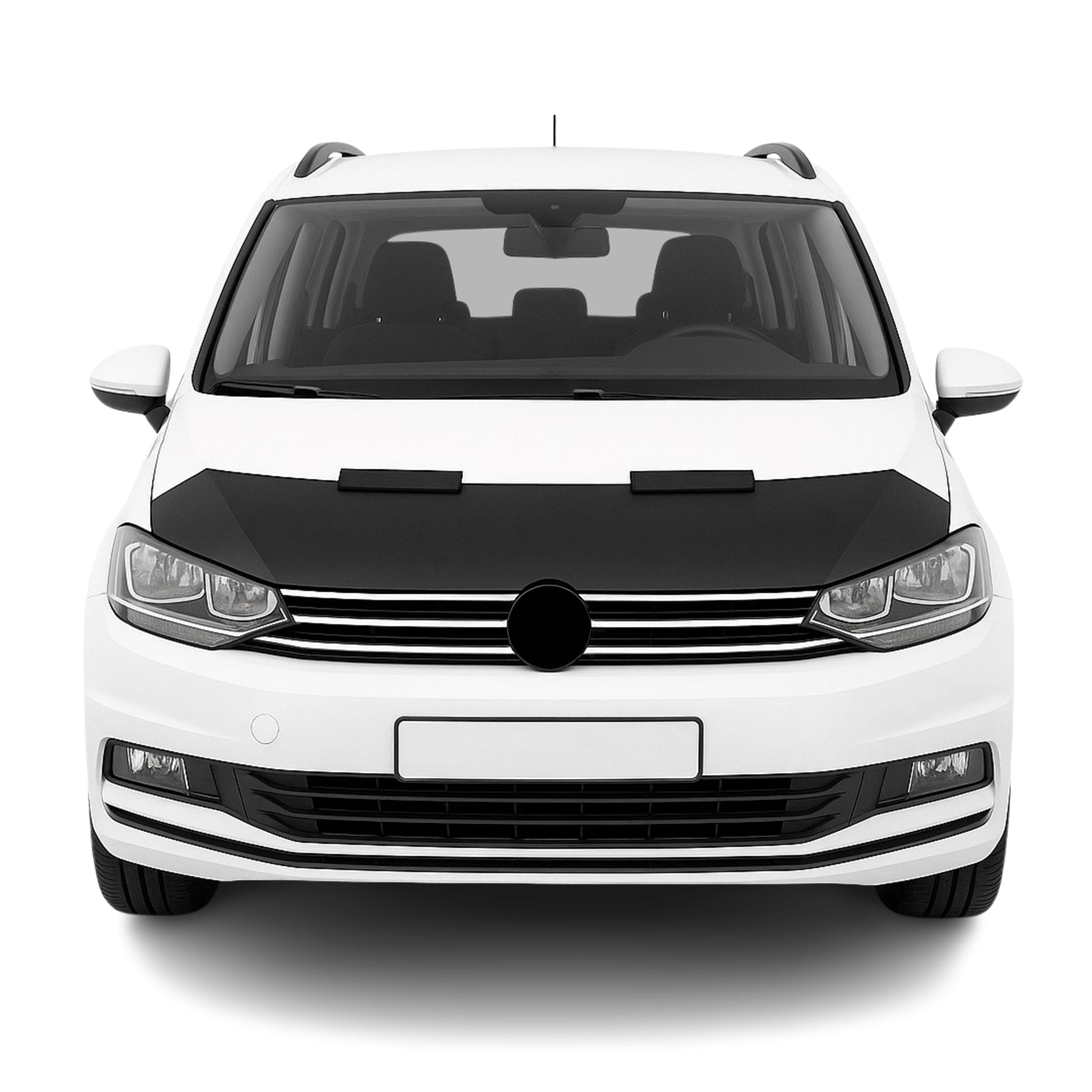 Protège Capot pour VW Touran 2015-2026 Masque de voiture vinyle Noir