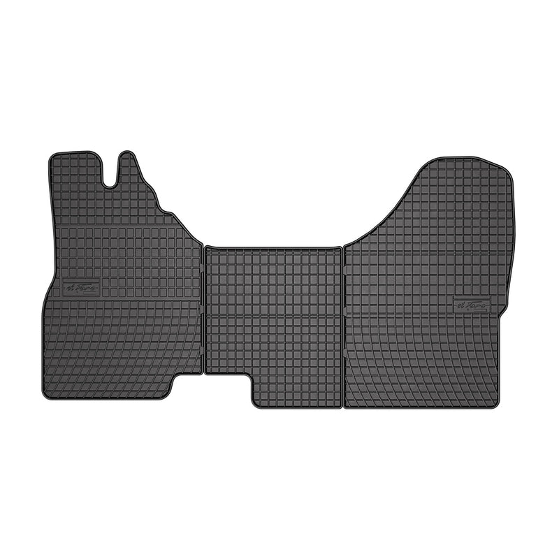 Tapis de Sol pour Iveco Daily 2014-2019 Caoutchouc Noir