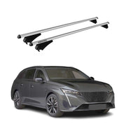 Tiger Barres De Toit Transversales pour Peugeot 308 III SW 2021-2026 Gris