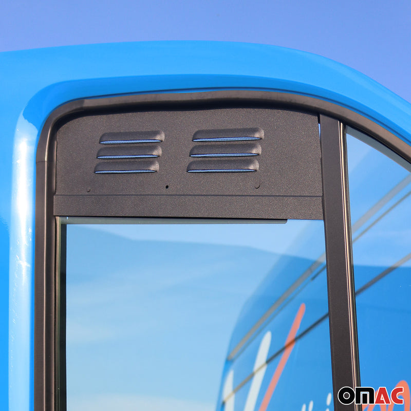 Garniture de Fenêtre pour Ford Transit 4éme Gen 2014-2025 Noir 2Pcs