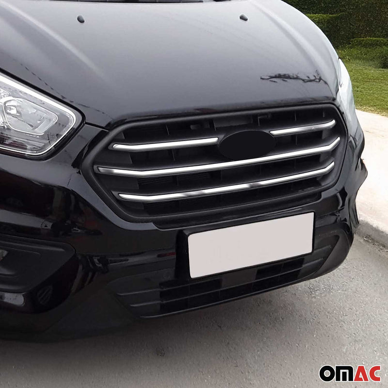 Moulure de Grille de Calandre pour Ford Transit Custom 2017-2022 Chromé 4Pcs