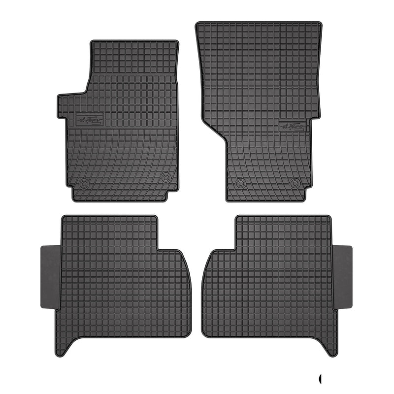 Tapis de Sol pour VW Amarok 2009-2022 Caoutchouc Noir